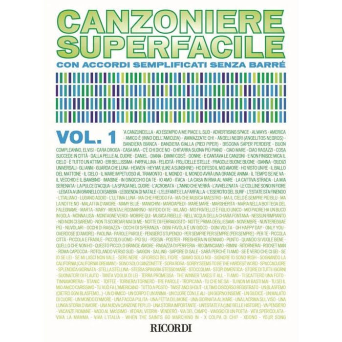 Canzoniere Superfacile Vol. 1 Testi e Accordi main product photo