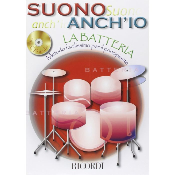 Suono Anch`io: La Batteria con cd main product photo
