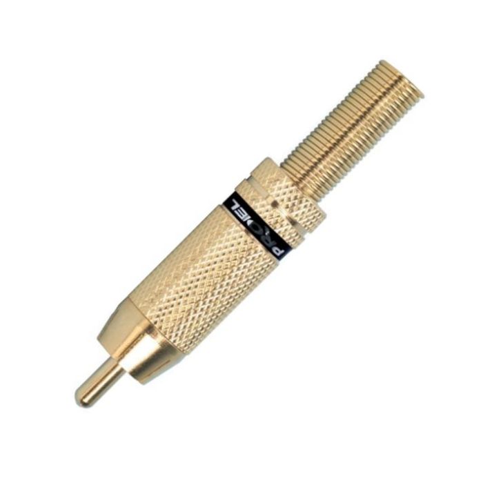 RCA maschio oro nero Proel main product photo