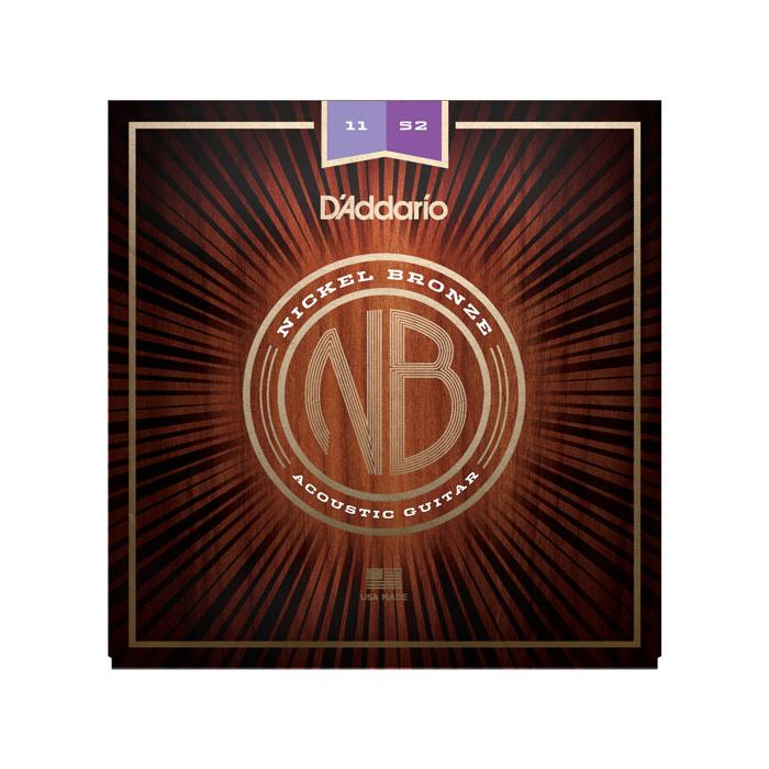 Corde D`Addario chitarra acustica NB1152 nickel bronze 11-52 main product photo