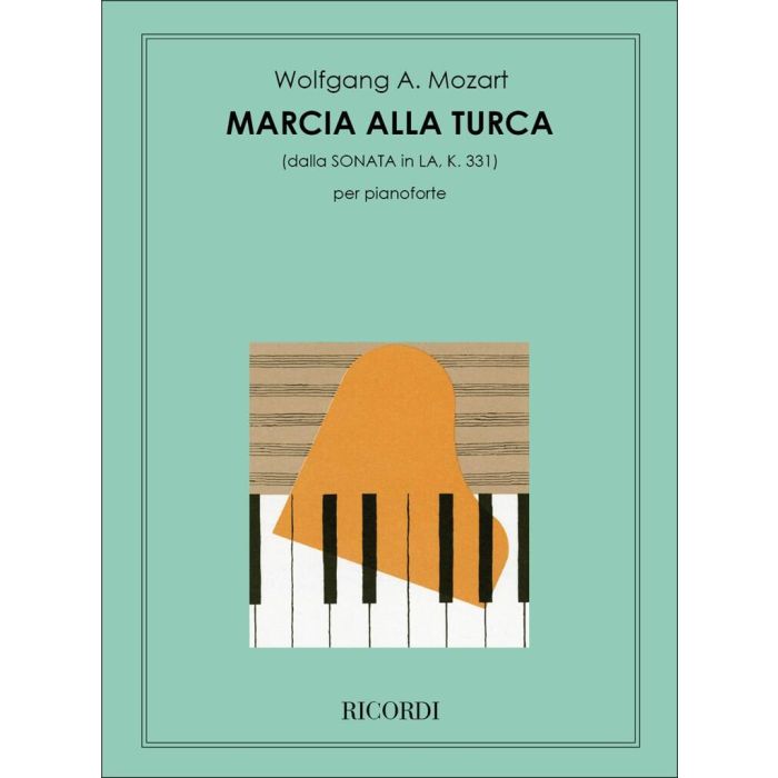 Marcia alla Turca Piano solo from Sonata KV 331 Amadeus Mozart main product photo