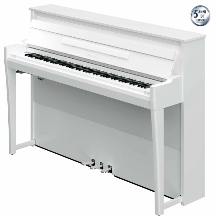 Yamaha NU1XA-PWH Avantgrand Hybrid Bianco Lucido AG main product photo