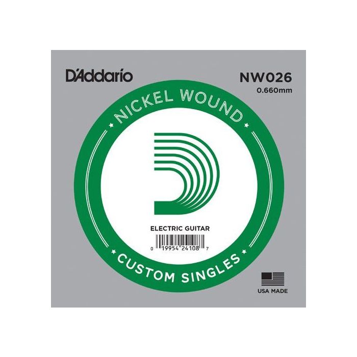 D'Addario NW026 main product photo