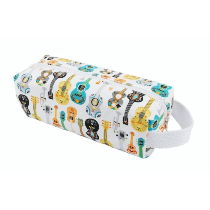 Astuccio Agifty con chitarre dimensioni 20x8x7cm in cotone main product photo