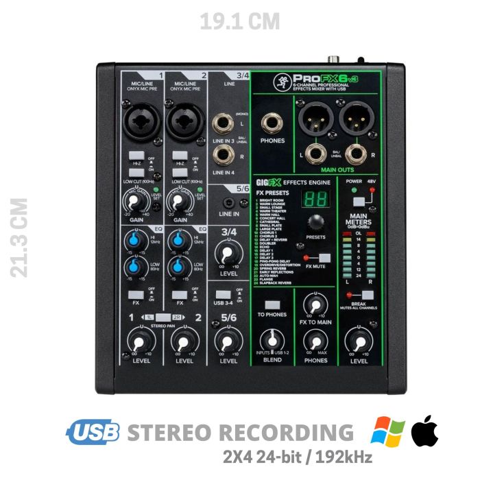 Mackie PROFX6V3 main product photo