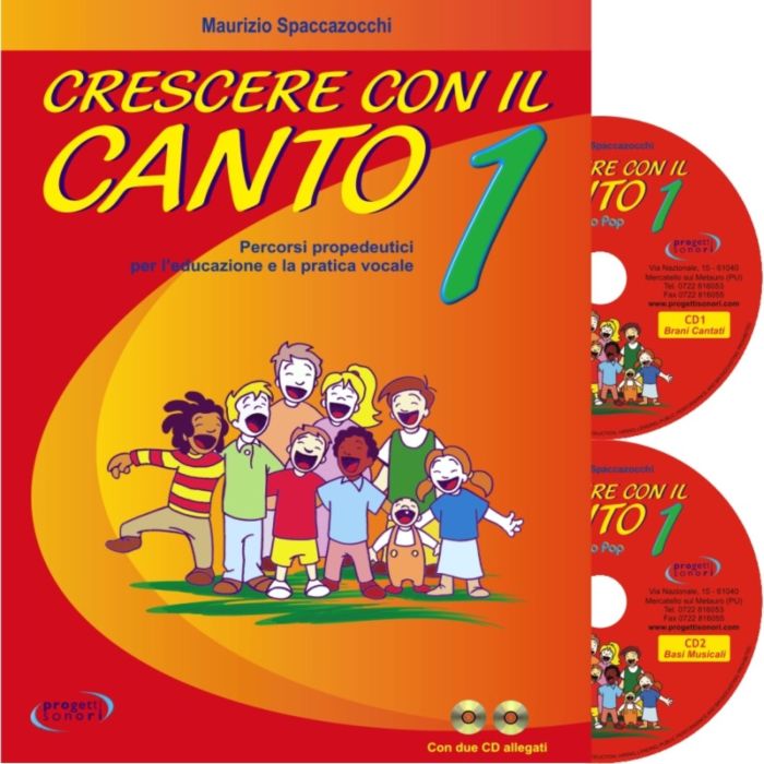 M. Spaccazocchi Crescere con il Canto Vol.1 con 2 Cd main product photo