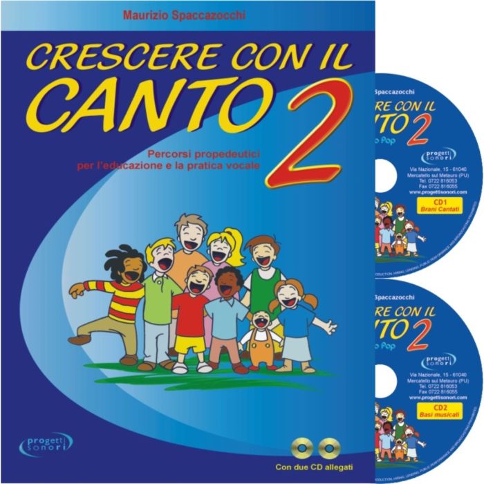 M. Spaccazocchi Crescere con il canto Vol.2 con 2 Cd main product photo