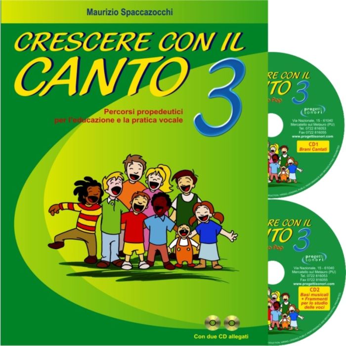 M. Spaccazocchi Crescere con il Canto Vol.3 con Cd main product photo