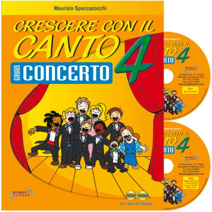 M. Spaccazocchi Crescere con il Canto Vol.4 con Cd main product photo