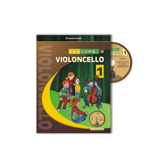 G.Vivaldi Percorsi di Violoncello Vol.1 con Cd main product photo