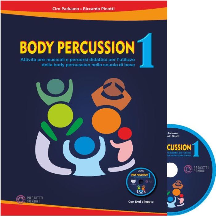 C.Paduano R.Pinotti Body Percussion Vol.1 con Dvd main product photo