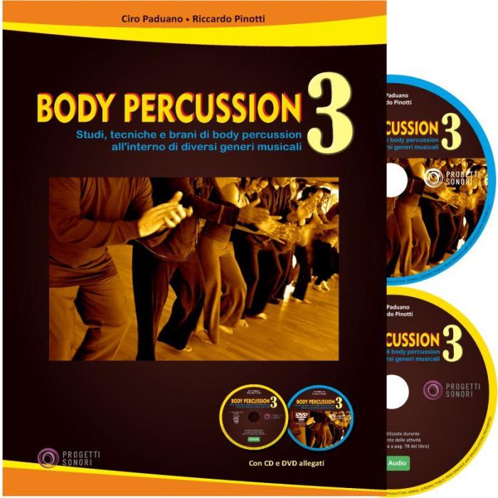 C.Paduano R. Pinotti Body Percussion Vol. 3 con Dvd e Cd main product photo