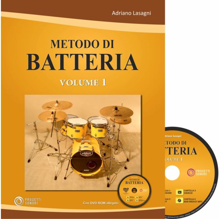A.Lasagni Metodo di Batteria Vol. 1 con cd main product photo