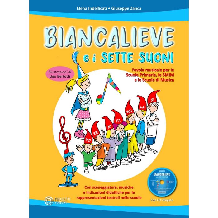 Elena Indellicati Giuseppe Zanca Biancalieve e i Sette Suoni con CD main product photo