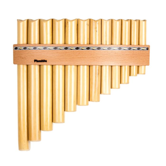 Flauto di Pan Plaschke R12 C DO diatonico 12 toni bambu' main product photo