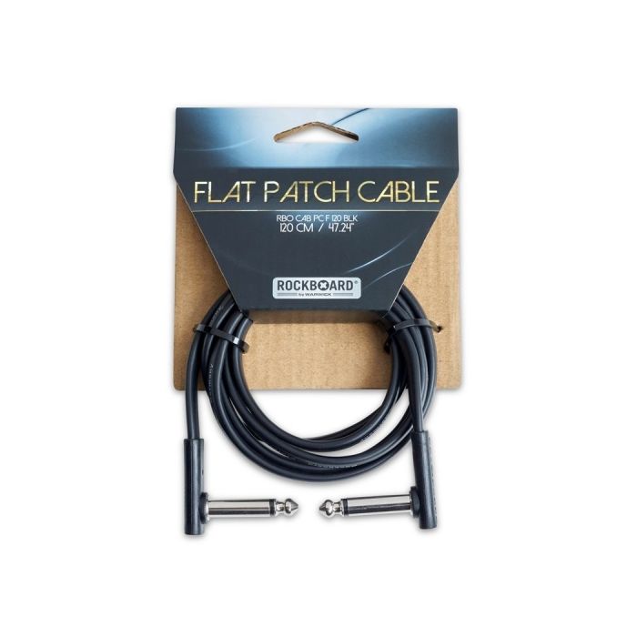 Cavo patch 120cm Rockboard Flat RBO CAB PC F TRS 120 BK main product photo