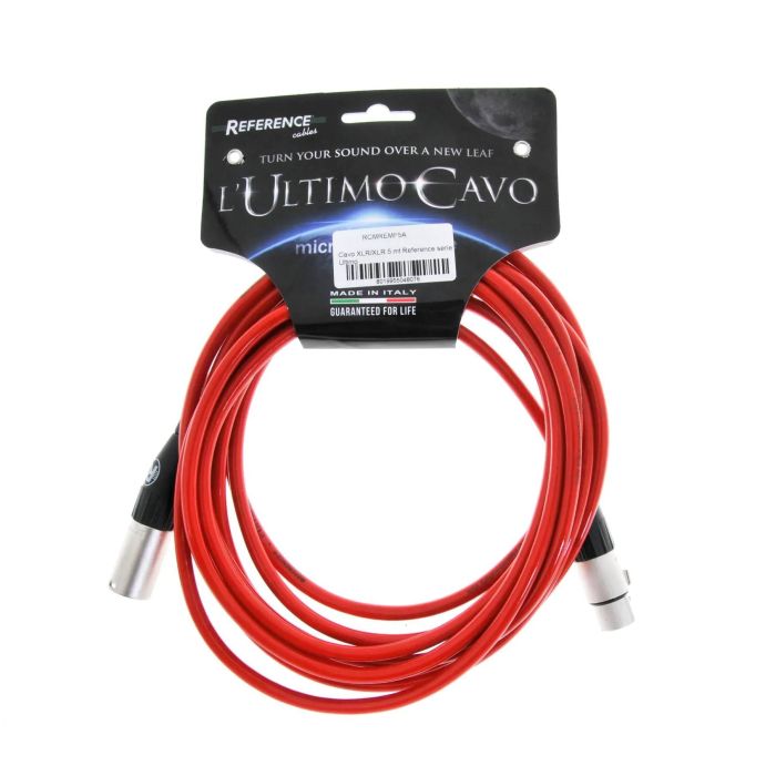 Cavo XLR/XLR 5 mt Reference serie Ultimo Cavo amphenol rosso main product photo