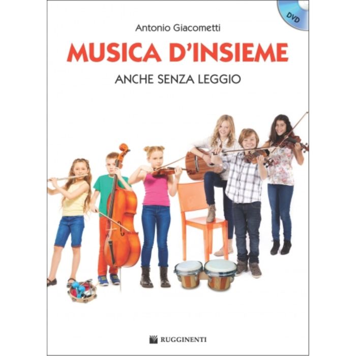 A.Giacometti Musica d'insieme anche senza leggio con DVD main product photo