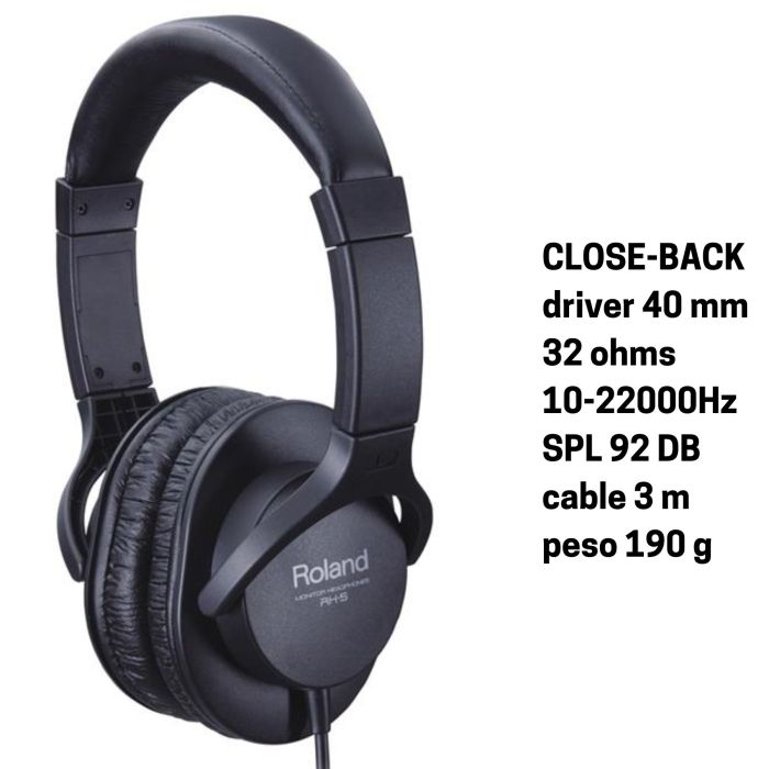 Cuffia Roland RH5 - CLOSED 32 Ohm main product photo