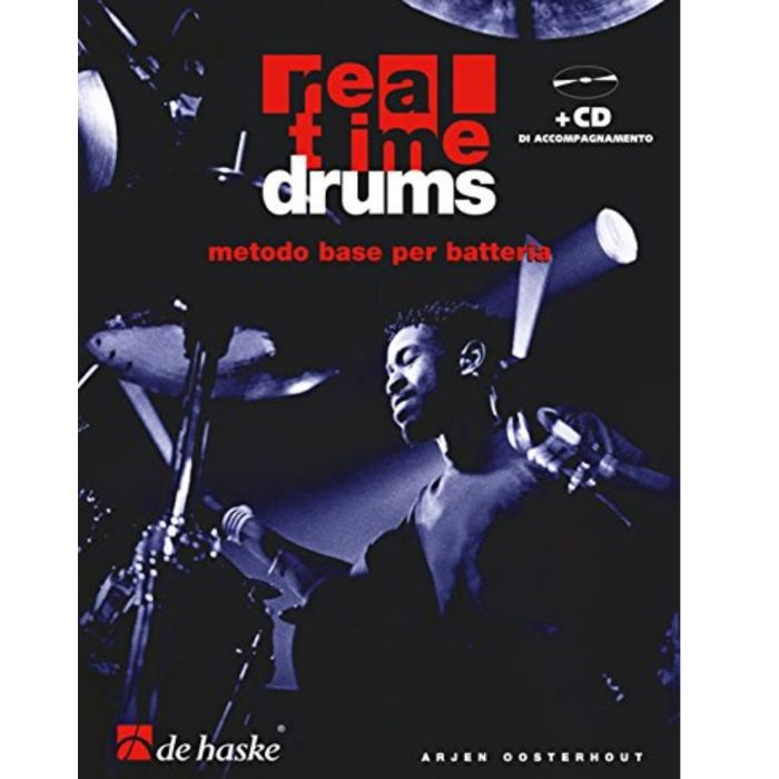 A.Oosterhout Real Time Drums Metodo batteria con CD main product photo