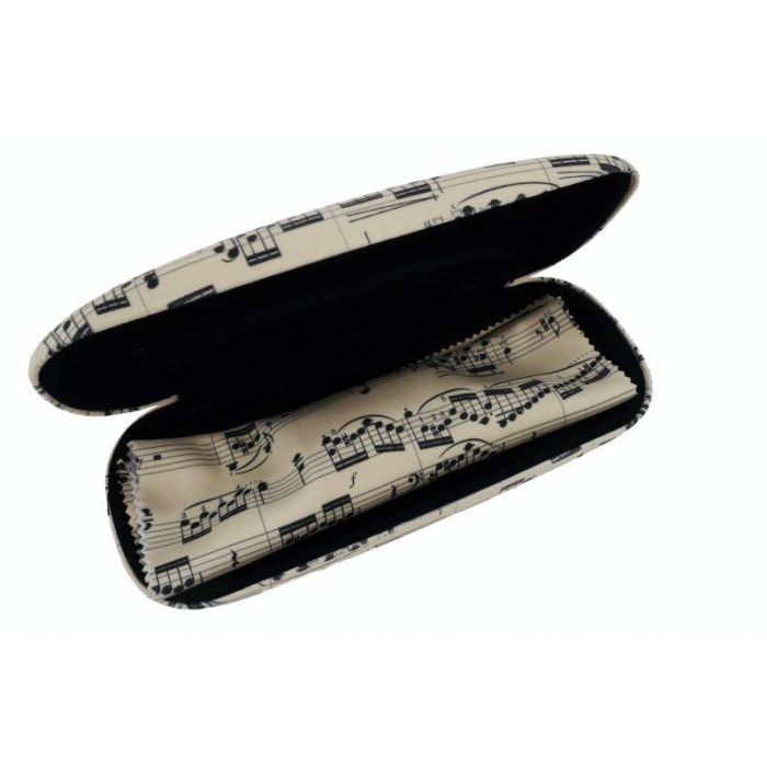 Custodia porta occhiali con panno in microfibra colore creme Agifty main product photo