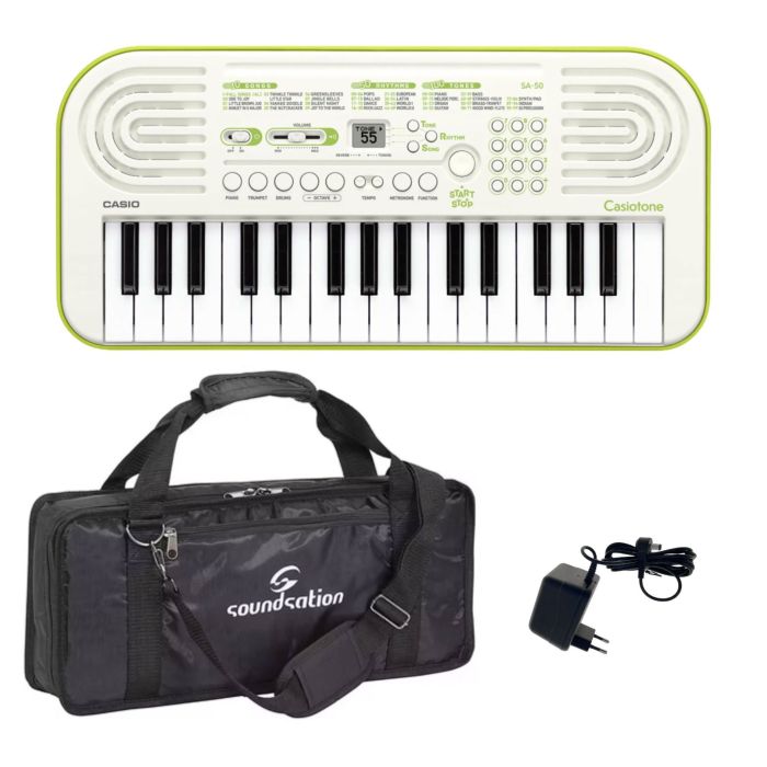 Casio SA-50 KIT Tastiera con borsa e alimentatore main product photo