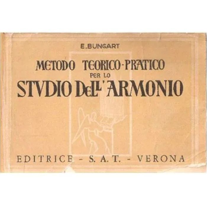 E.Bungart Metodo teorico pratico per lo studio dell'armonio  main product photo