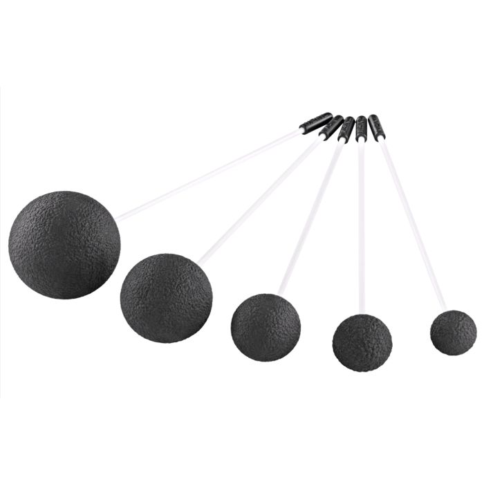 Set battenti Meinl Sonic Energy Gong 5pz testa 20/25/30/40/50mm black manico plas main product photo