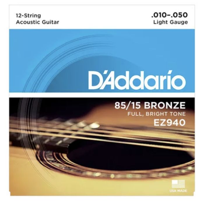 D'Addario EZ940 85/15 Bronze Light Gauge Set 10-50 main product photo