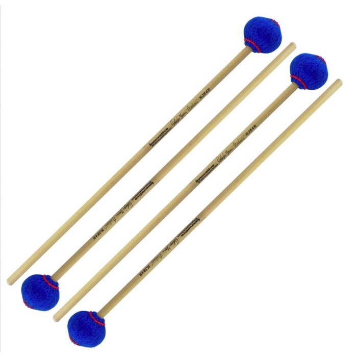 Mallets Marimba Schlagkraft NJZ4R Blu Medium Rattan main product photo