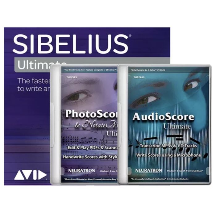 AVID Sibelius Ult Perpetual + Photoscore & NotateMe Ult + Audioscore Ult - Edu  main product photo