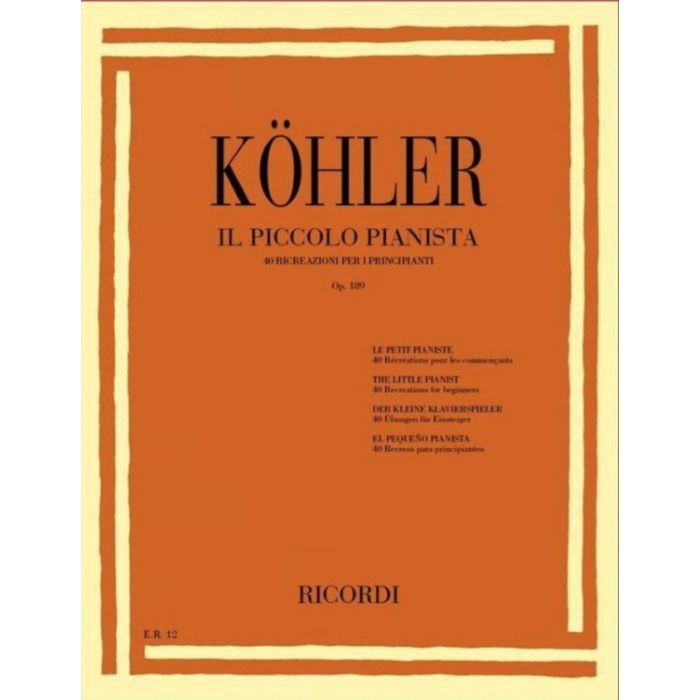 L.Kohler Il piccolo Pianista op.189 main product photo