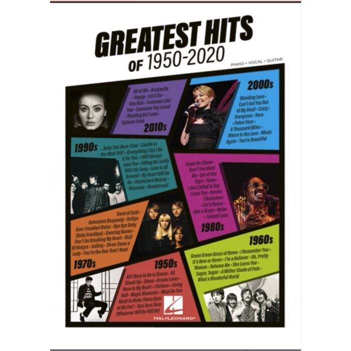 Greatest Hits of 1950-2020 per piano voce e chitarra  main product photo