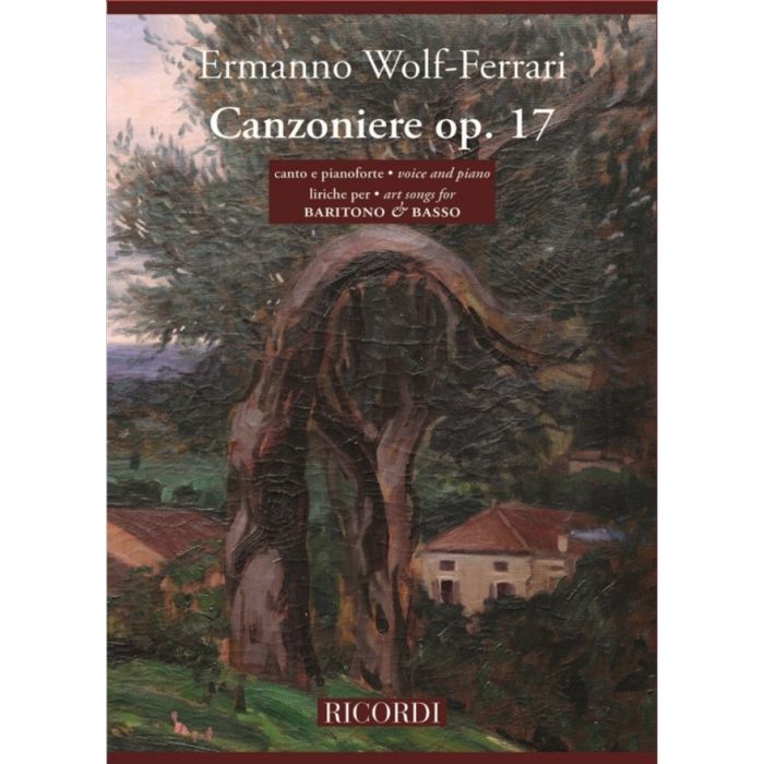 E.Wolf-Ferrari Canzoniere op. 17 Baritono e Basso canto e pianoforte main product photo
