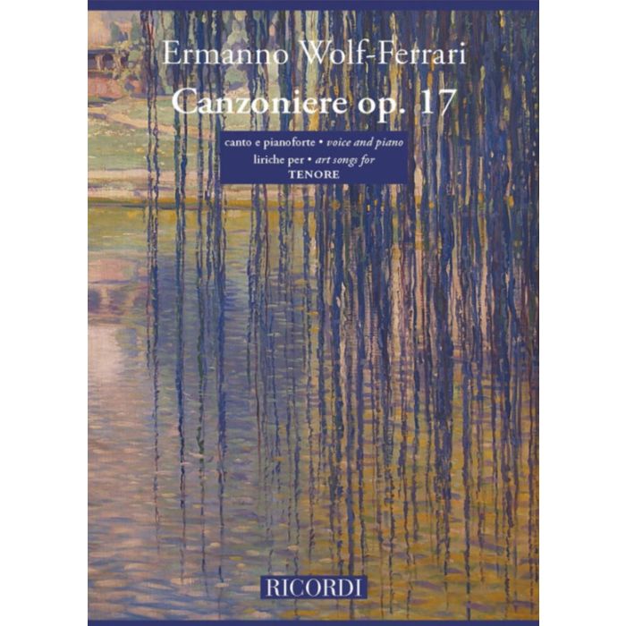 E.Wolf-Ferrari Canzoniere op. 17 Tenore canto e pianoforte main product photo