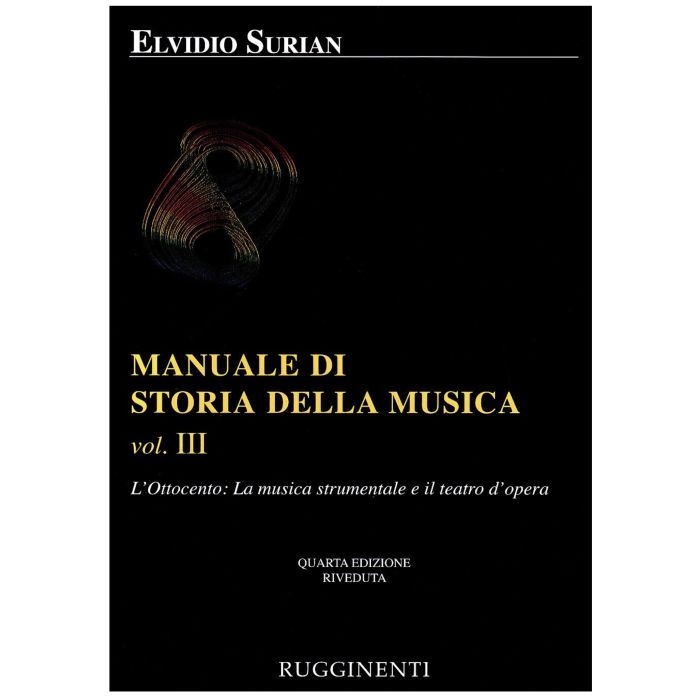 Surian Manuale di Storia della musica 3 main product photo