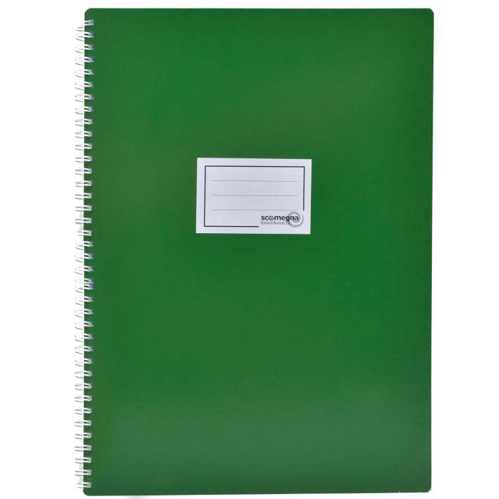 Libretto banda Scomegna 10 fogli A4  33x25,5cm verde 380gr main product photo
