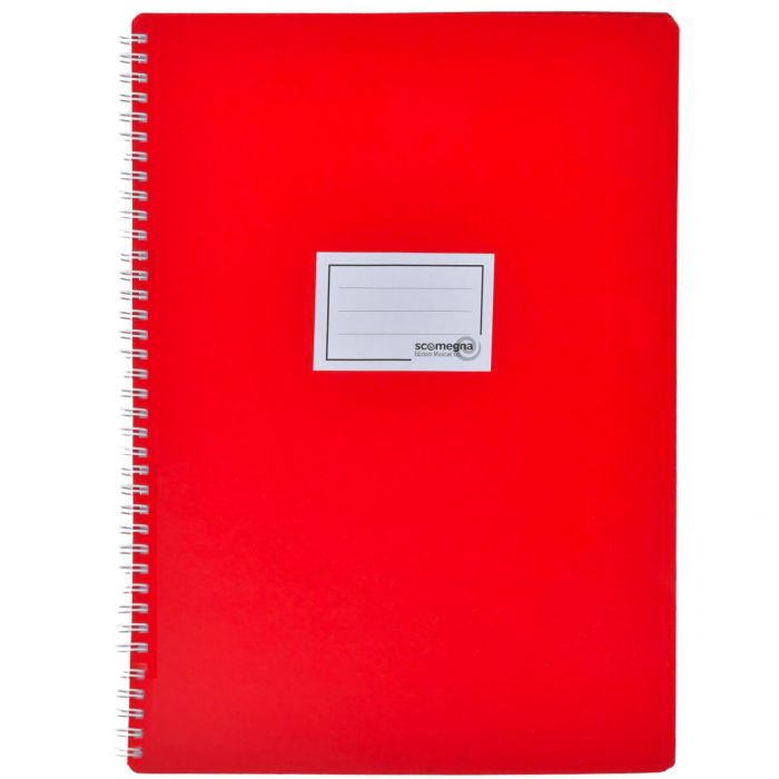 Libretto banda Scomegna 15 fogli A4 33x25,5cm rosso 493gr main product photo