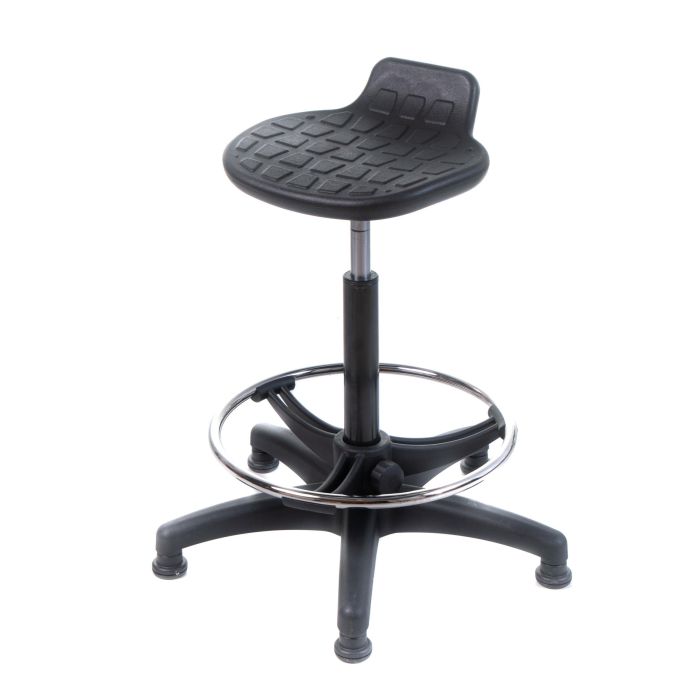 Seduta orchestrale Rebus Poly 505 in gomma morbida nera main product photo