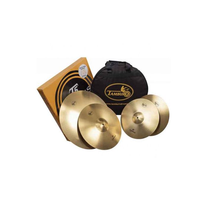 Set Piatti Tamburo T5 HH 14" Crash 16" Ride 20" con borsa main product photo