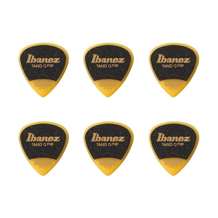 Ibanez extra heavy PPA16XSG-YE sand grip wizard Blister plettri 6pz yellow main product photo