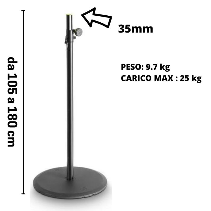 Supporto Casse Gravity base tonda SSP WB SET 1 main product photo