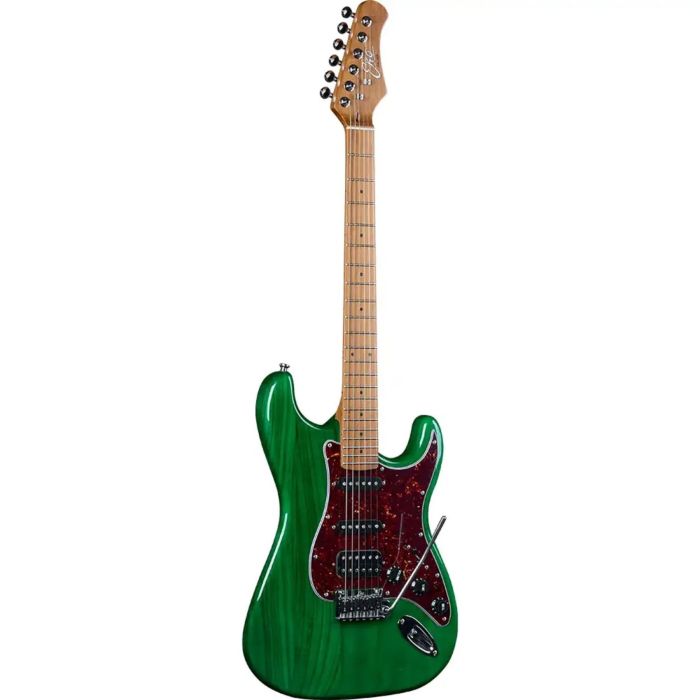 Eko ST-451 Chitarra Elettrica transparent green main product photo