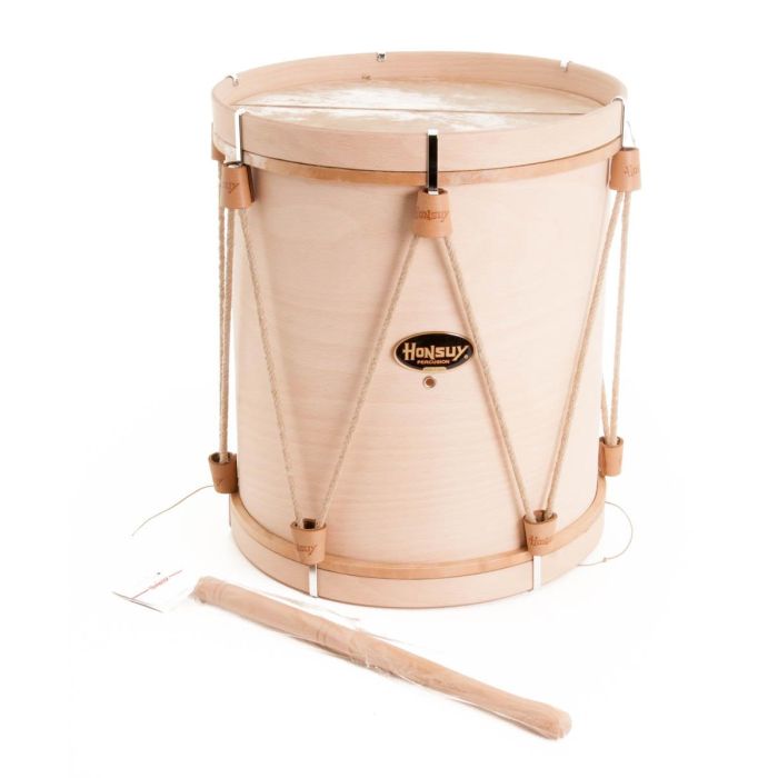 Tamburo da parata Honsuy 35x44cm tiranti in corda pelle naturale battente  main product photo