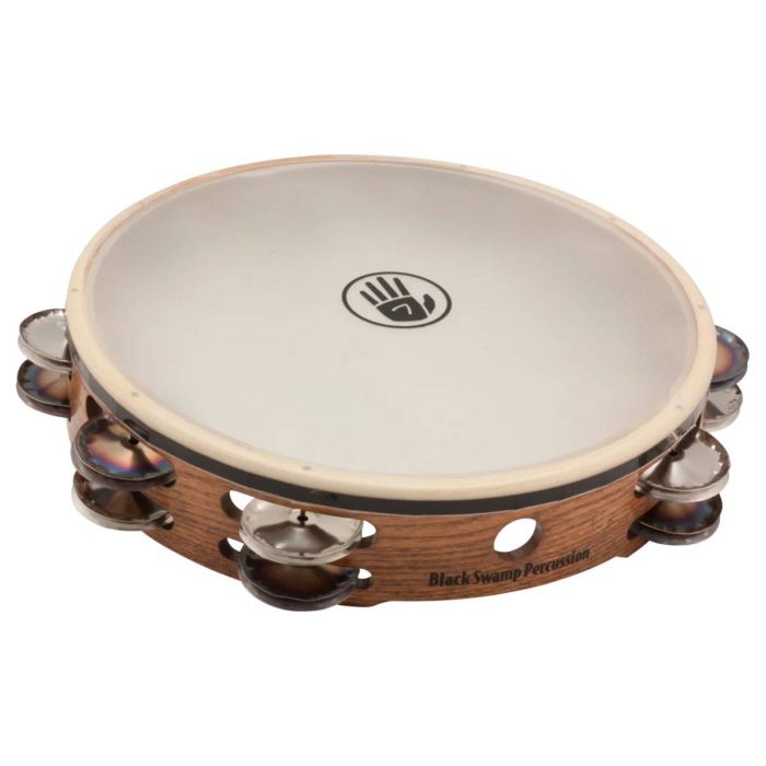 Black Swamp Sound Art TC2S Tamburello 10" piattini alpacca/argento pelle sintetica main product photo