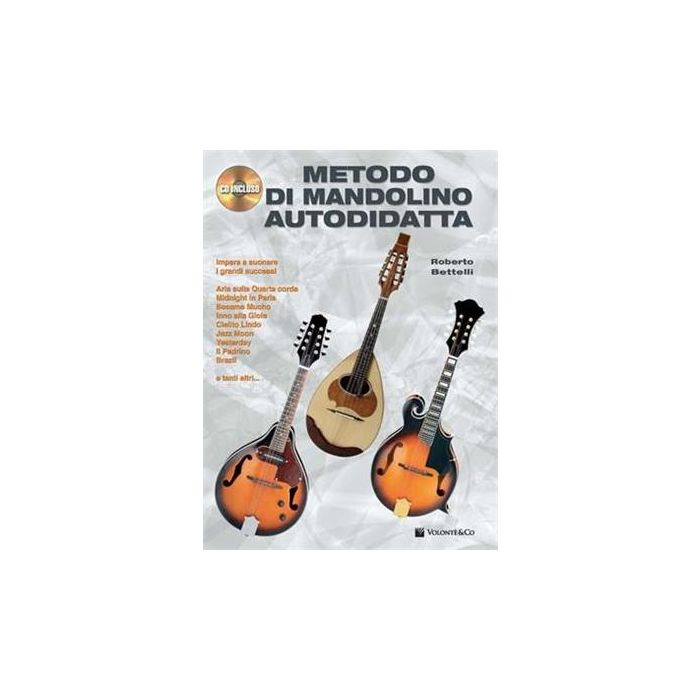 Bettelli Metodo per Mandolino Autodidatt a con cd main product photo