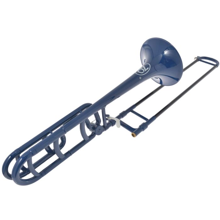 Trombone Tenore con ritorta plastica ZO con bocchino e borsa Blu main product photo