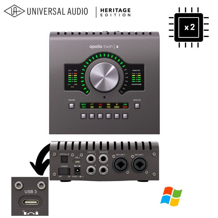 Universal Audio Apollo Twin X Duo USB Heritage Edition main product photo