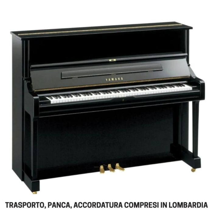 YAMAHA U1H RICONDIZIONATO CERTIFICATO YPS NERO LUCIDO 2121193 main product photo