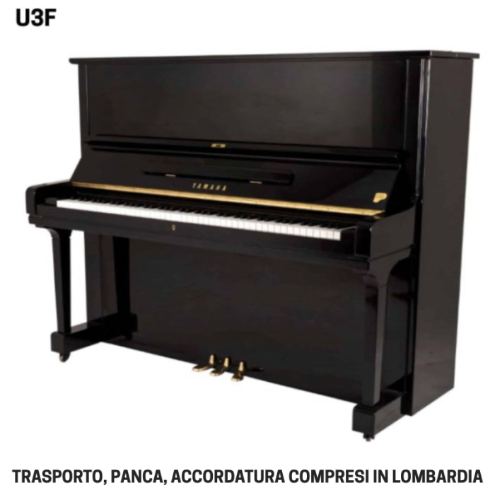 YAMAHA U3F PIANOFORTE RICONDIZIONATO NERO LUCIDO M.1142762 main product photo